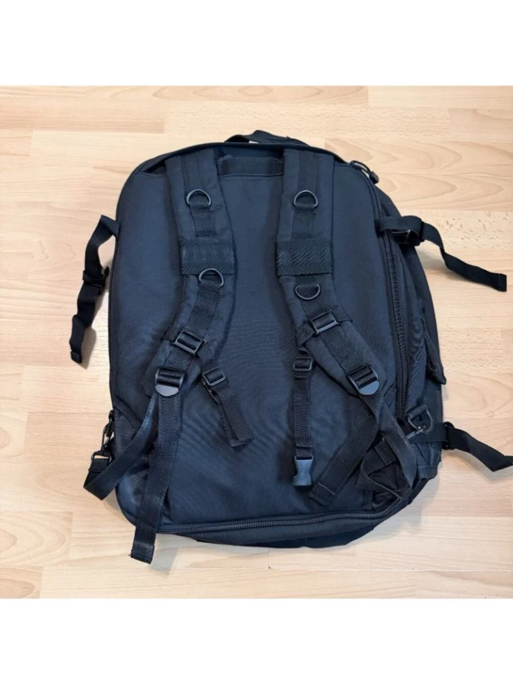 Piper Gear Large Bugout Bag Expanding Backpack  Black